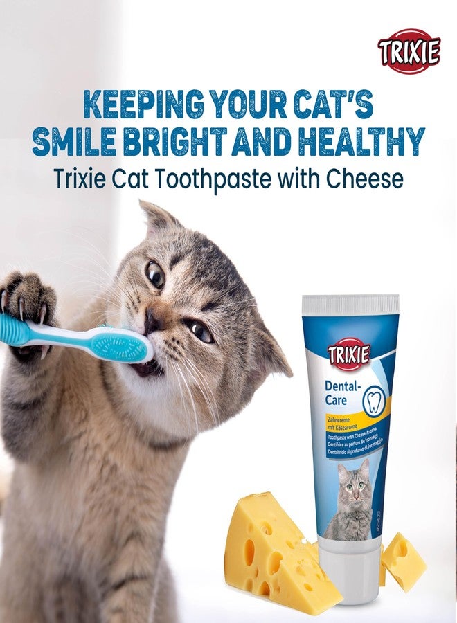 Trixie Mega Combo Pack- Cats Dental Hygiene Set - Cat Toothbrush and Toothpaste with Matatabi Chewing Stick| Made with Dried Matatabi Fruits, Supports Dental Hygiene and Cleans Teeth - 10 Gm - Image 3
